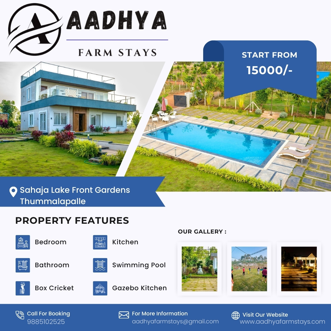 aadhya farms stays about us